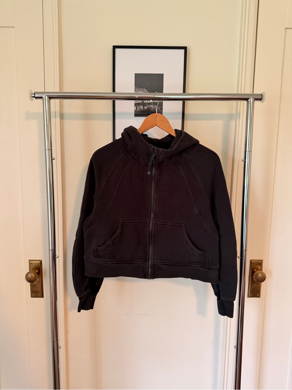 Lululemon Women’s Black Hooded Zip-Up Jacket